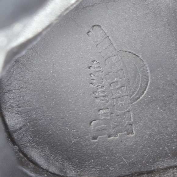 Dr. Martens Flora II Sz US 6 AirWair Heel Smooth Leather Buckle Chelsea Zipper - Picture 12 of 16